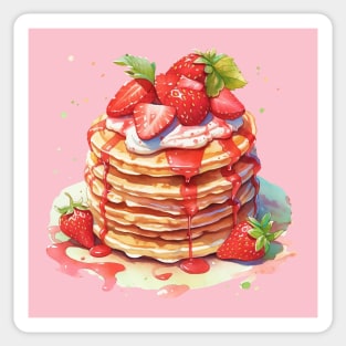 Strawberry Pancakes Sticker